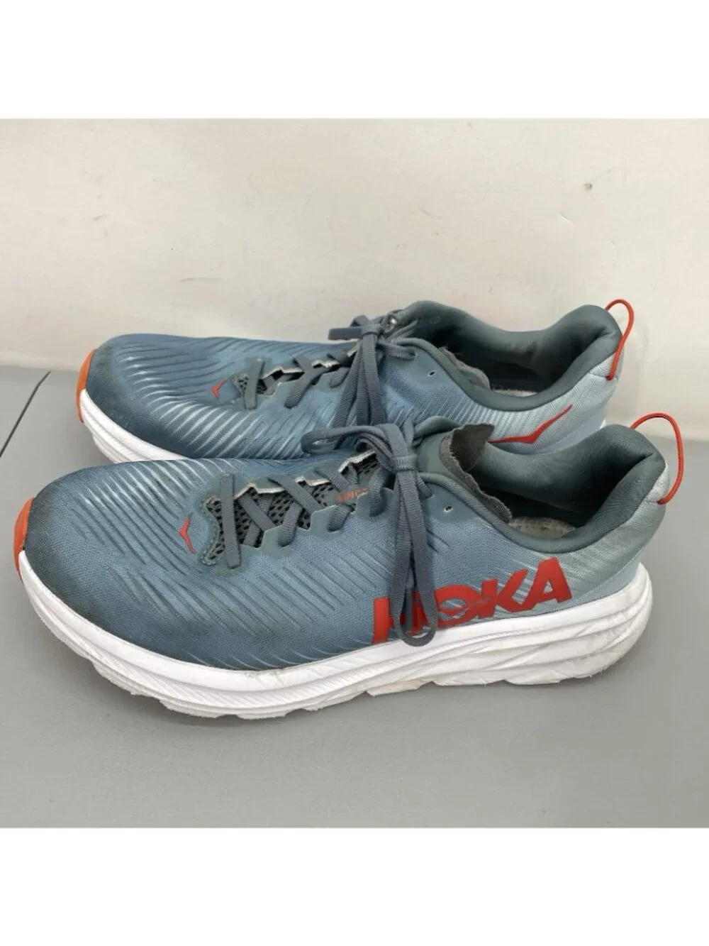 Hoka Rincon 3 Sneakers Shoes Running Walking Training Blue Mens 10.5